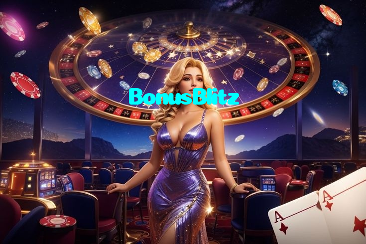 BonusBlitz casino presented on mobile device in Pakistan with slots and live games