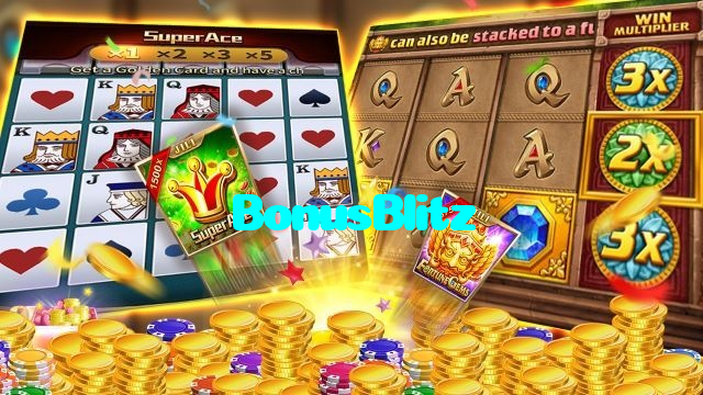 BonusBlitz casino presented on mobile device in Pakistan with slots and live games